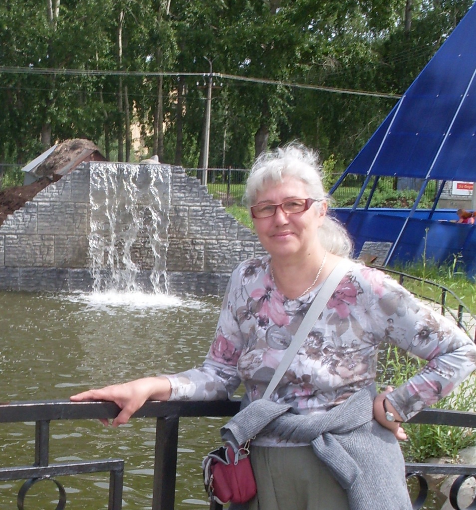 Т. Ф. Мельник в парке отдыха. Котлас, 2010 г. 